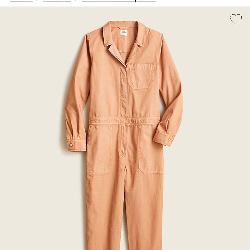 J. Crew Foundry chino coveralls